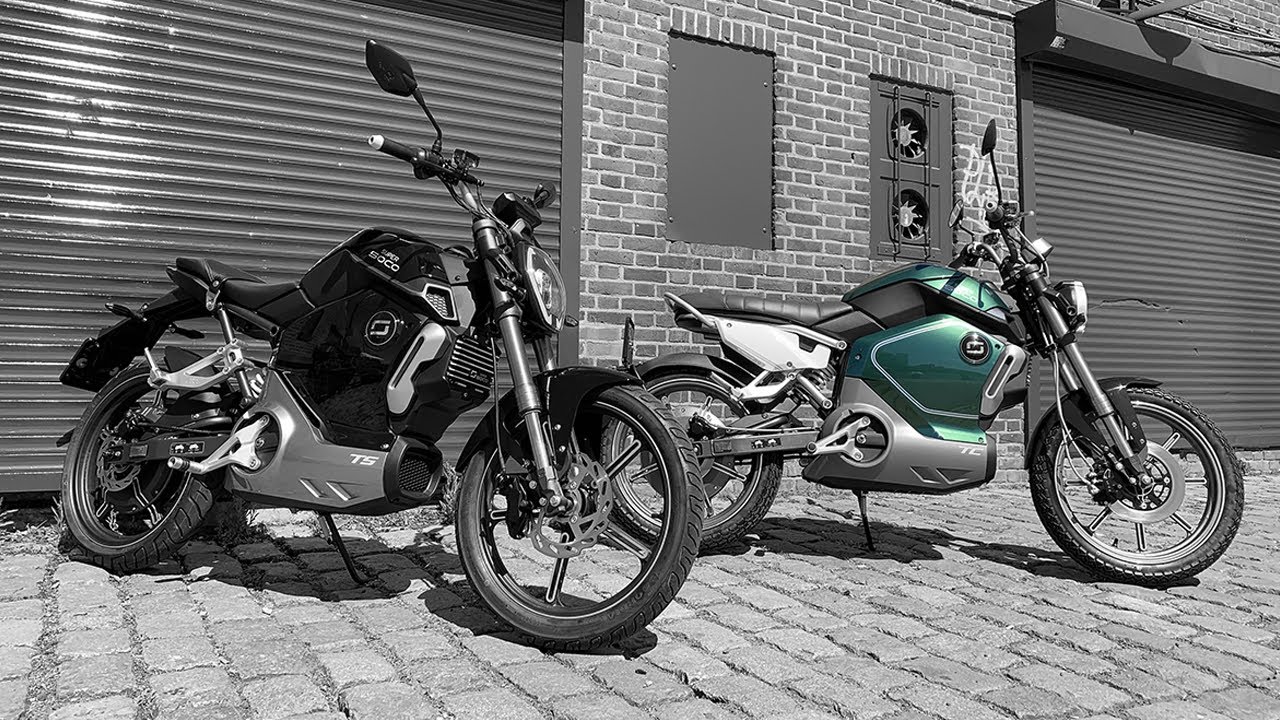 De elektrische bromfietsen: Super Soco TS en TC
